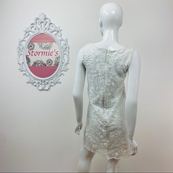 Francesca’s ALYA / Embroidered White Dress - Picture 5 of 8